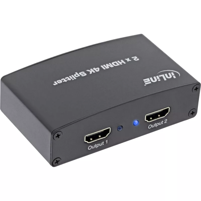 InLine HDMI jaotur, 2-pordiline, 4K2K-ühilduv