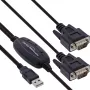 InLine USB 2.0 – 2x jadaadapteri kaabel, USB-tüüp A – 2x 9-kontaktiline SubD isane, 1,5 m