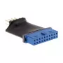 InLine USB 3.0 2.0-le adapter, sisemine USB3.0 19 kontaktiga USB2.0 siseseade