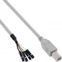 InLine USB 2.0 kaabel, sisemine USB B-pistik / päiseühendus, 0,40 m