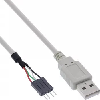 InLine USB 2.0 adapterkaabel tüüp A-pesa / päise pistik, 0,40 m