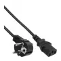 InLine toitekaabel, CEE 7/7 nurga all / 3 kontaktiga IEC C13 isane, 7m