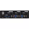 InLine lauaarvuti KVM-lüliti 2 pordi DisplayPort USB 3.0 jaotur heliga