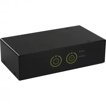 InLine töölaua KVM-lüliti, 2-pordiline, HDMI, USB 3.0 jaotur, heliga