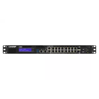 QNAP QGD-1602-C3758-16G võrgulüliti Hallatav L2 2.5G Ethernet (100/1000/2500) Must, Hall