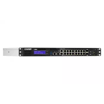 QNAP QGD-1602-C3758-16G võrgulüliti Hallatav L2 2.5G Ethernet (100/1000/2500) Must, Hall