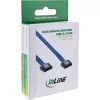 InLine SATA 6Gb/s kaabel väike pistik 0,15m riividega 27701K
