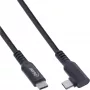 InLine USB 3.2 Gen.1 kaabel, USB USB-C isane/isane nurga all VR-i jaoks, must, 5m