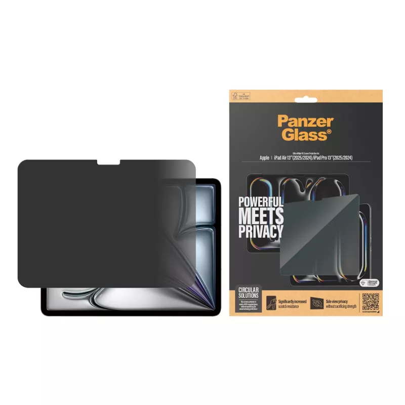 PanzerGlass ® ekraanikaitse privaatsusfiltri iPad Air 13'' (2024-2025) | iPad Pro 13'' (2024-2025) | Ultra-Wide Fit