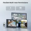 Baasseade Reolink Hub 1 kahe Argus Series B310 sisevalge kaameraga