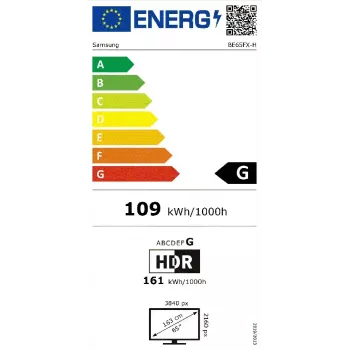 Samsung BE65FX-H Digitaalne infokuvari lameekraan 165,1 cm (65 tolli) LED Wi-Fi 4K Ultra HD Must Sisseehitatud protsessor Tizen 16/7