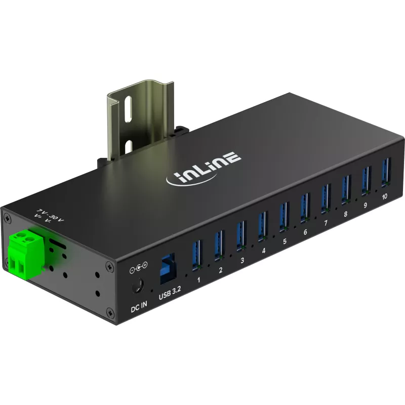 InLine 35396C liidesejaotur USB 3.2 Gen 1 (3.1 Gen 1) Type-B 5000 Mbit/s Must