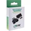 InLine 33446T kaabli soovahetaja USB Type-E Key A, 20-kontaktiline USB 3.0 päis, 19-kontaktiline Must