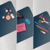 Lauamatt LEITZ Large Desk Mat, PVC, tumesinine, 400 x 800 x 2 mm