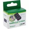 InLine 59971J kaablikorraldaja Universaalne Kaabliklamber Must 5 tk
