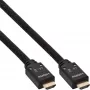 InLine HDMI aktiivkaabel, HDMI-High Speed koos Ethernetiga, M/M, nailonpunutis, 15m