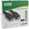 InLine HDMI aktiivkaabel, HDMI-High Speed koos Ethernetiga, M/M, nailonpunutis, 15m