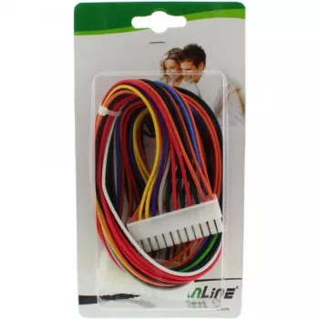 InLine emaplaadi kaabel ATX 24 kontaktiga isane / emane 0,45 m