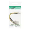 InLine emaplaadi toiteadapter ATX 2.0/EPS 8pin / 12V ATX1.3 4pin 0.15m