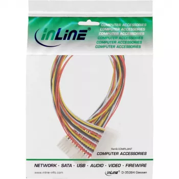 InLine ATX toitekaabli pikendus 24-kontaktiline emane / 20+4-kontaktiline isane 26629A