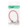InLine SATA kaabel 150 / 300 / 600 S-ATA ühenduste jaoks, nurga all, riividega, 90°, 0,3 m