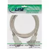 InLine null-modem kaabel DB9 emane / emane, kokkupandud, hall, 10 m