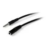 StarTech.com 2m 3.5mm 4-positsiooniline TRRS-peakomplekti pikenduskaabel – M/F