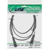 InLine toitekaabel Hiina pistikuga Euro8 IEC-C7, must, 1,8 m