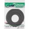 InLine patch-kaabel S/FTP PiMF Cat.6 250MHz vask halogeenivaba must 15m