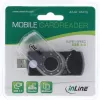 InLine USB 3.0 mobiilne kaardilugeja 2 pesaga SD SDHC SDXC microSD jaoks