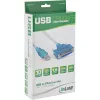 USB Printer kaabel InLine 33397I 1.8m Type A male to DB25 female