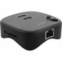 InLine USB 3.0 Multiadapter, 2xUSB-A, RJ45, SD/MicroSD-kaardilugeja, must
