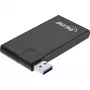 InLine USB 3.0 pööratav jaotur, 4 porti, must