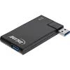 InLine USB 3.0 pööratav jaotur, 4 porti, must