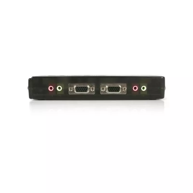 StarTech.com 4-pordiline must USB KVM-lüliti komplekt kaablite ja heliga