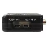 StarTech.com 2-pordiline must USB KVM-lüliti komplekt heli ja kaablitega