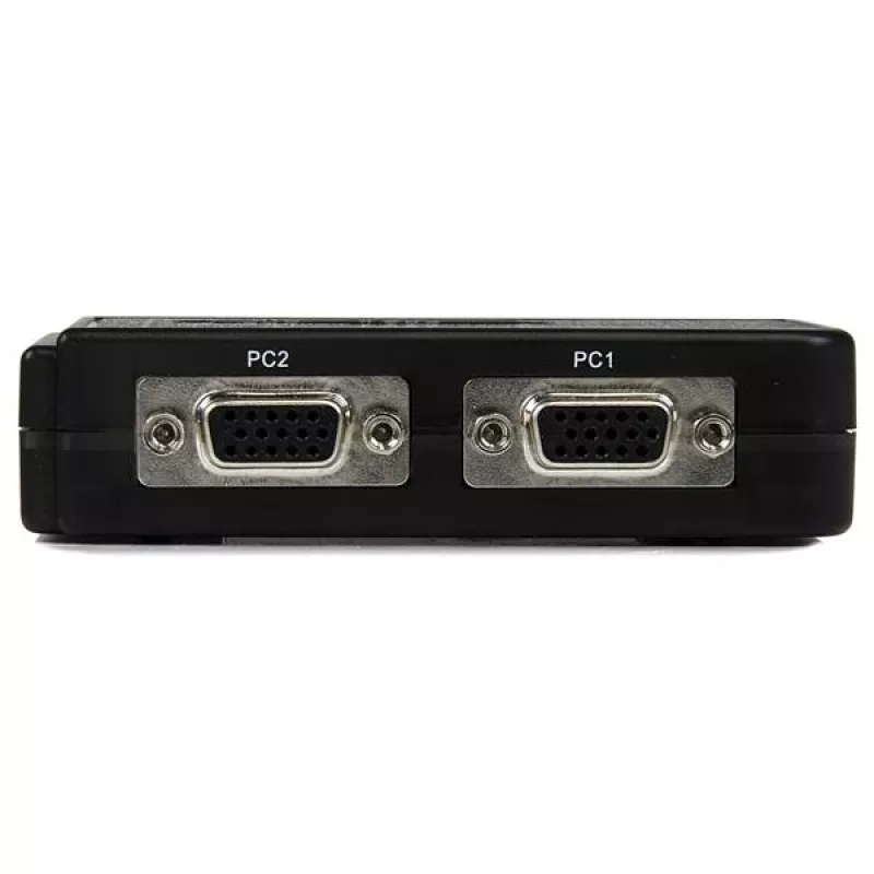 StarTech.com 2-pordiline must USB KVM-lüliti komplekt heli ja kaablitega