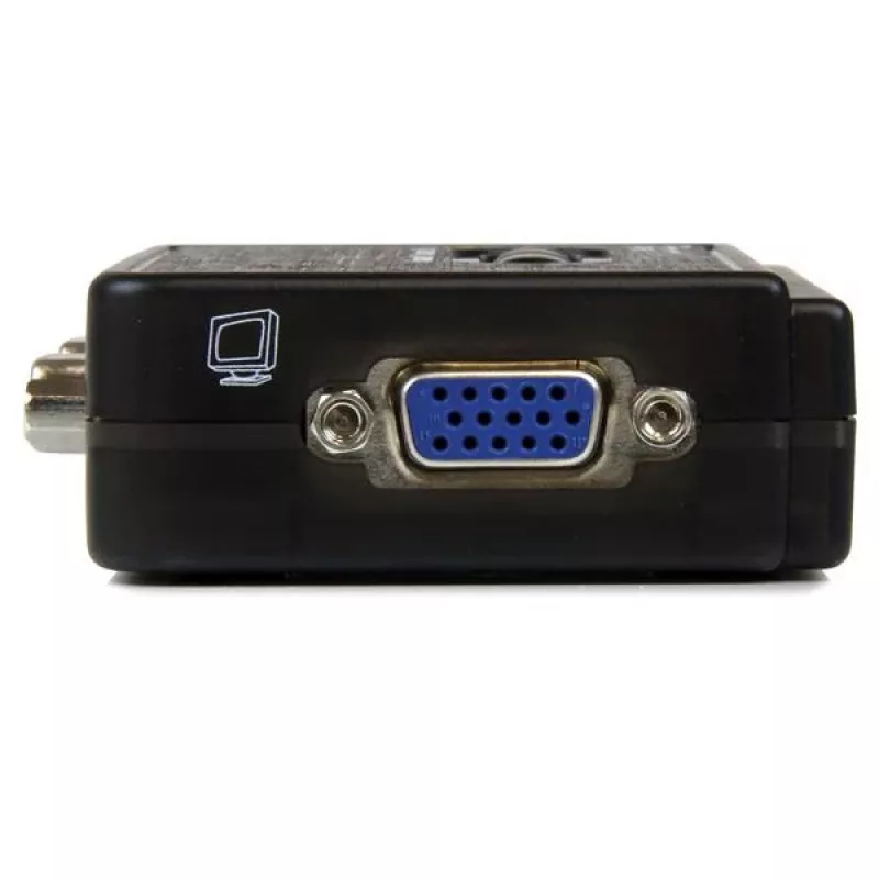 StarTech.com 2-pordiline must USB KVM-lüliti komplekt heli ja kaablitega