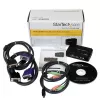 StarTech.com 2-pordiline must USB KVM-lüliti komplekt heli ja kaablitega