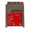 StarTech.com mSATA SSD 2,5-tollisele SATA-adapterile, SATA, mSATA, must, punane, hõbedane, CE, FCC, 6 Gbit/s, -40–85 °C