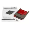 StarTech.com mSATA SSD 2,5-tollisele SATA-adapterile, SATA, mSATA, must, punane, hõbedane, CE, FCC, 6 Gbit/s, -40–85 °C