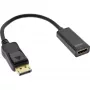 InLine DisplayPort-HDMI-adapter heliga, DisplayPort M / HDMI F, 4K/60Hz