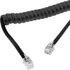 InLine Handset spiraalkaabel, RJ10 4P4C M/M, must, max 2 m