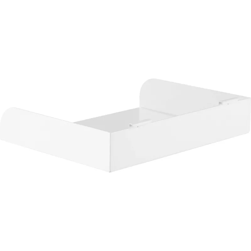 Modulaarne riiul InLine Slatwall Shelf suur valge teras 318mm 250mm 68mm