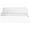 Modulaarne riiul InLine Slatwall Shelf suur valge teras 318mm 250mm 68mm