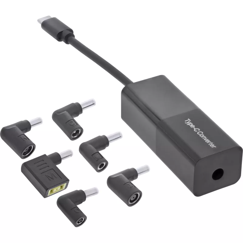 Toiteadapteri komplekt InLine Notebook 26679 USB-C 7-ühes laadimiskomplekt