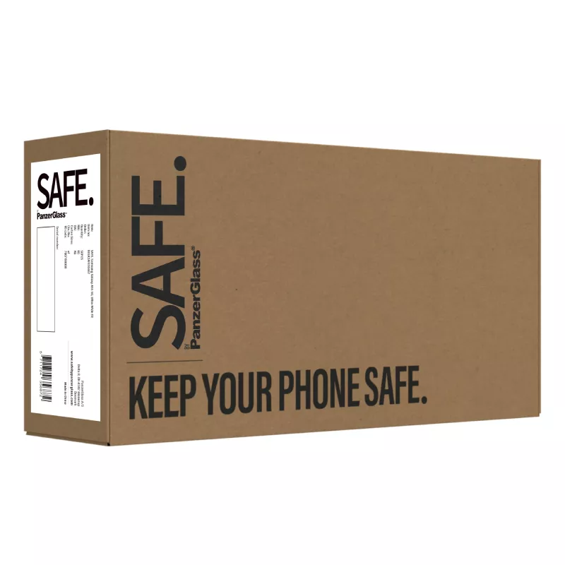 Karastatud klaasist ekraanikaitse PanzerGlass SAFE Samsung Galaxy A55 5G-le — ülilai liibuvus, kriimustus- ja põrutuskindel, 50 tk
