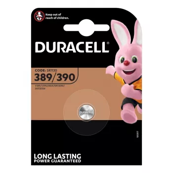 Ühekordne nööppatarei Duracell 389/390, hõbeoksiid 1,5 V, 1 tk