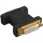InLine DVI-I adapter digitaalne + analoogne 24+5 emane / emane must kullatud