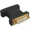 InLine DVI-I adapter digitaalne + analoogne 24+5 emane / emane must kullatud